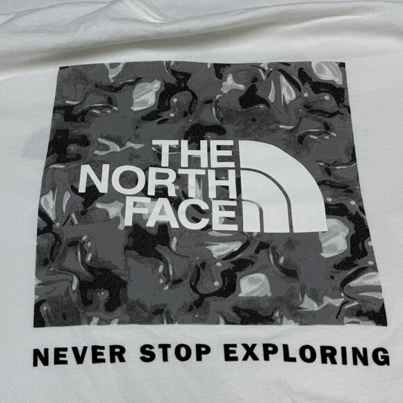 The North Face Men’s XL White Long Sleeve Back Logo Graphic Tee Shirt EUC - Picture 4 of 10